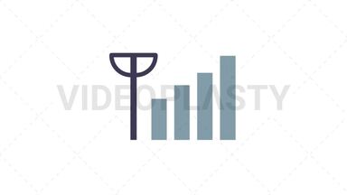 Signal Icon Stock Animation