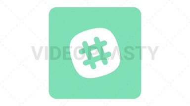 Slack Icon Stock Animation