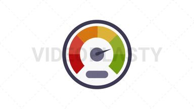 Speed Test Icon Stock Animation