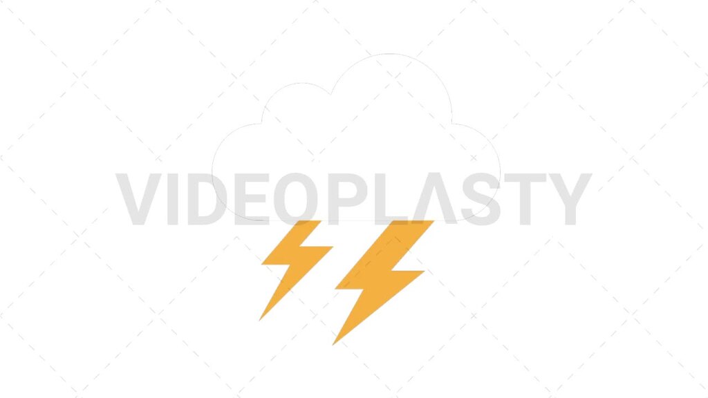 Thunderstorm Icon [Royalty-Free Stock Animation] | VideoPlasty