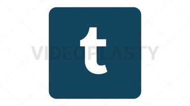 Tumblr Icon Stock Animation