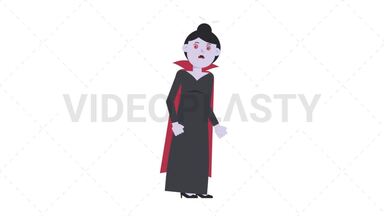 Vampire Countess Dizzy Stock Animation