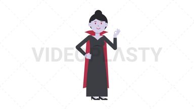 Vampire Countess OK Stock Animation