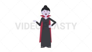 Vampire Countess Talking Stock Animation