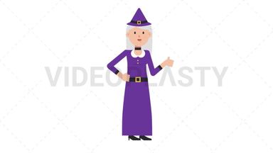 White Witch Approve Stock Animation