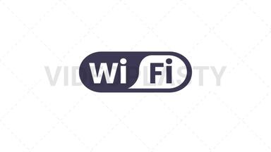 Wi-Fi Icon Stock Animation
