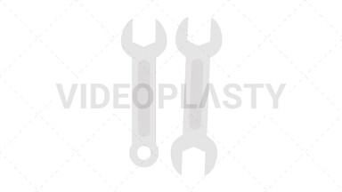 Wrench Icon Stock Animation