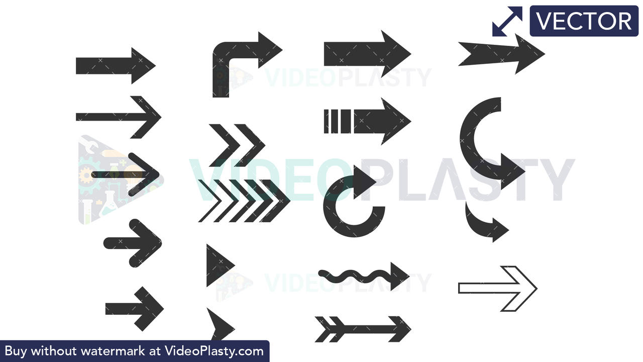 Arrows Bundle #1 Vector Clipart