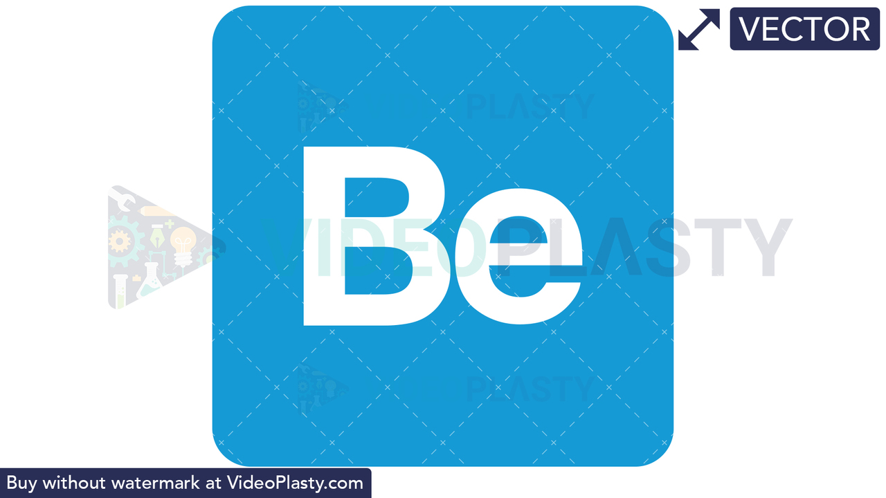 Behance Icon Vector Clipart