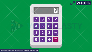 Calculator Flat Icon Vector Clipart