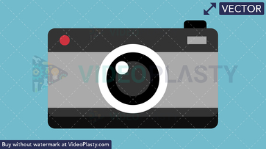Camera Flat Icon Vector Clipart