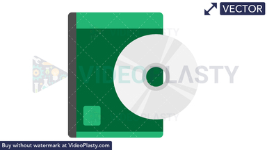 CD Box Icon Vector Clipart