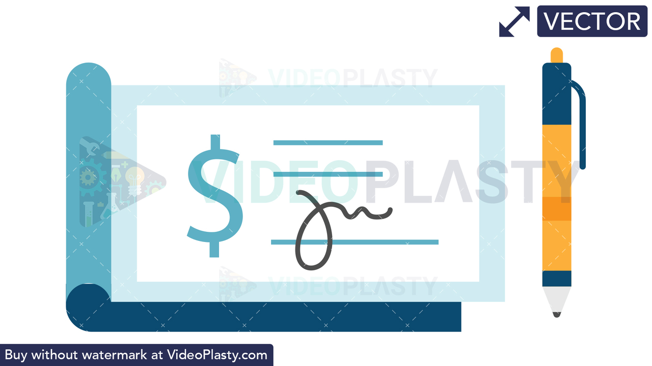 Check Icon - Dollar Vector Clipart