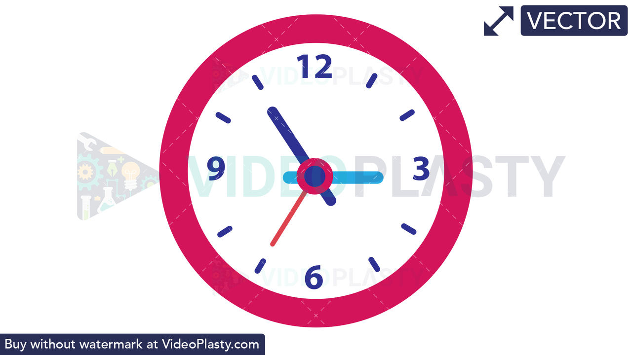 Clock Vector Clipart