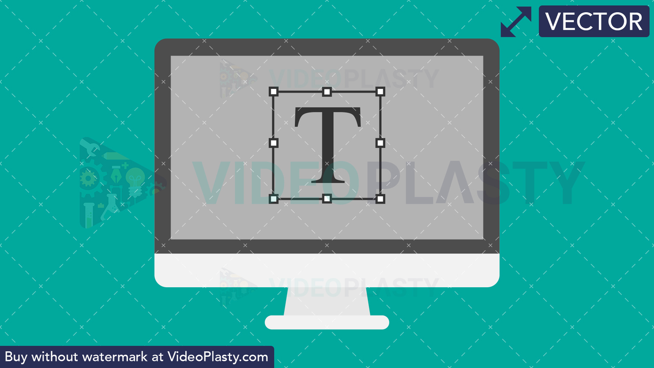 Computer Flat Icon Vector Clipart