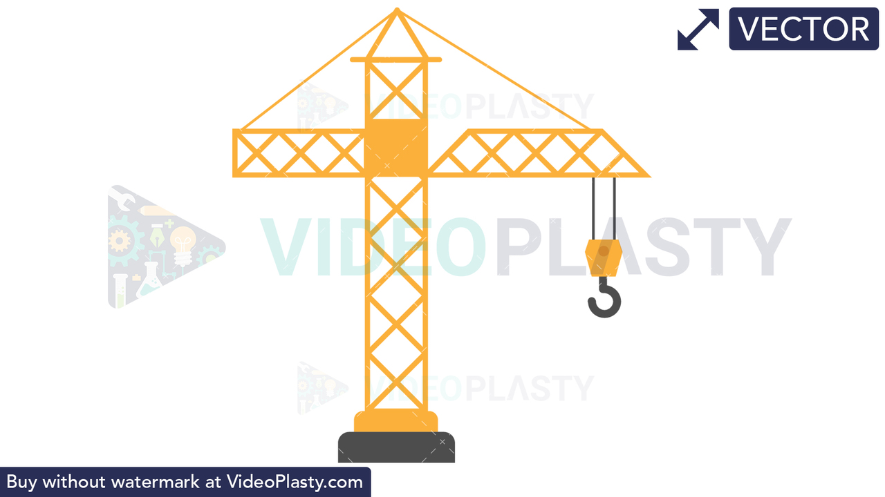 Crane Icon Vector Clipart