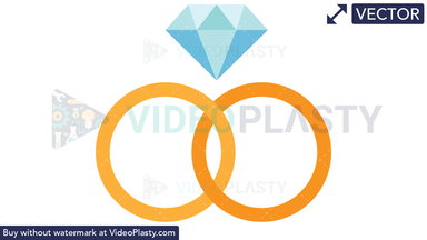 Diamond Ring Vector Clipart
