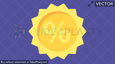 Discount Flat Icon Vector Clipart
