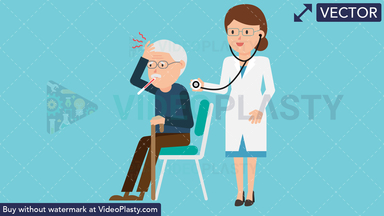 Doctor Checkup Vector Clipart