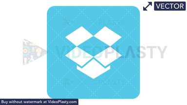Dropbox Icon Vector Clipart
