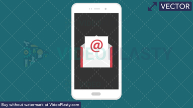 Email Flat Icon Vector Clipart