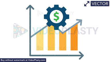 Financial Management Icon - Dollar Vector Clipart