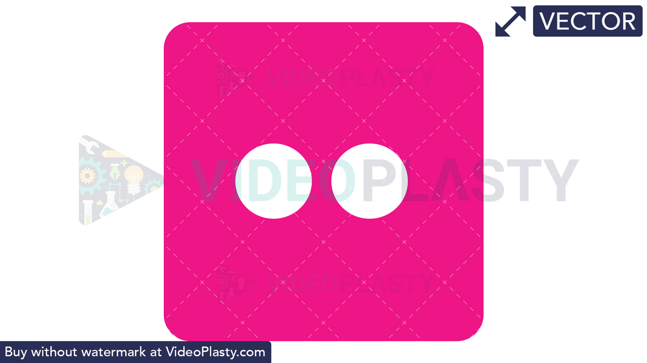 Flickr Icon Vector Clipart