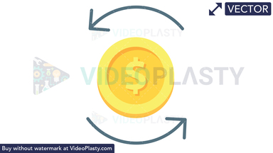 Foreign Exchange Icon - Dollar Vector Clipart