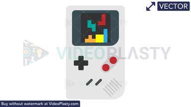 Gameboy Icon Vector Clipart