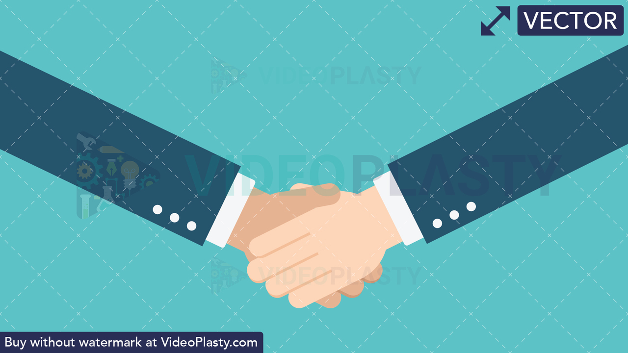 Hand Gesture: Hand Shake Vector Clipart