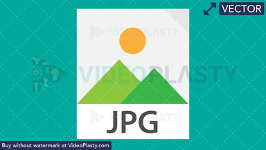JPG Image Flat Icon Vector Clipart