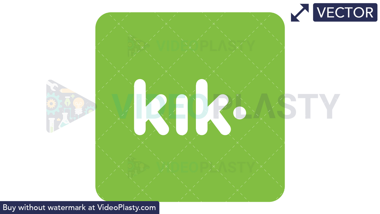 Kik Icon Vector Clipart