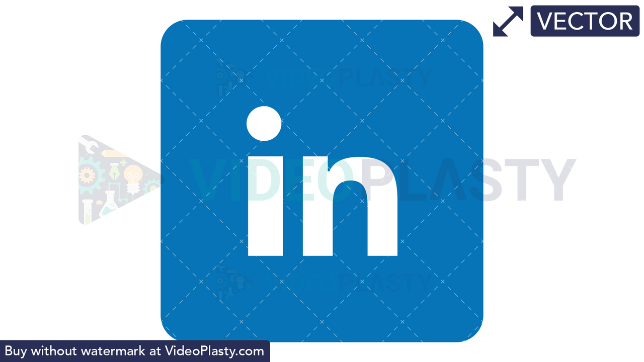 LinkedIn Icon Vector Clipart