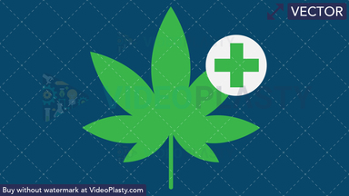 Marijuana Leaf Vector Clipart