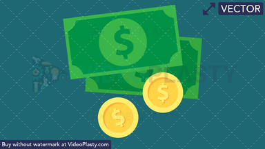 Money Flat Icon Vector Clipart