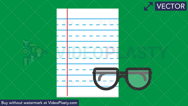 Notepad Flat Icon Vector Clipart