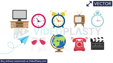 Objects Bundle #1 Vector Clipart
