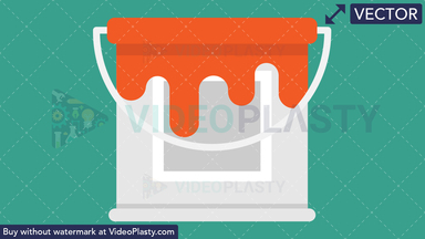Paint Bucket Icon Vector Clipart