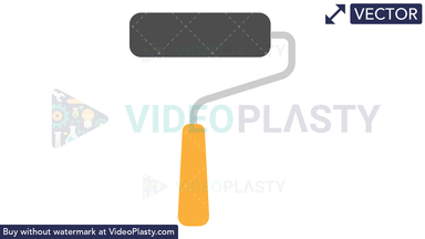 Paint Roller Icon Vector Clipart