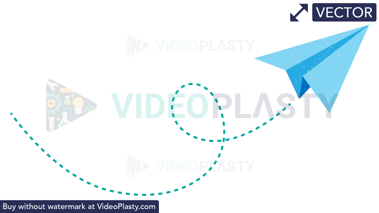 Paper Plane Vector Clipart