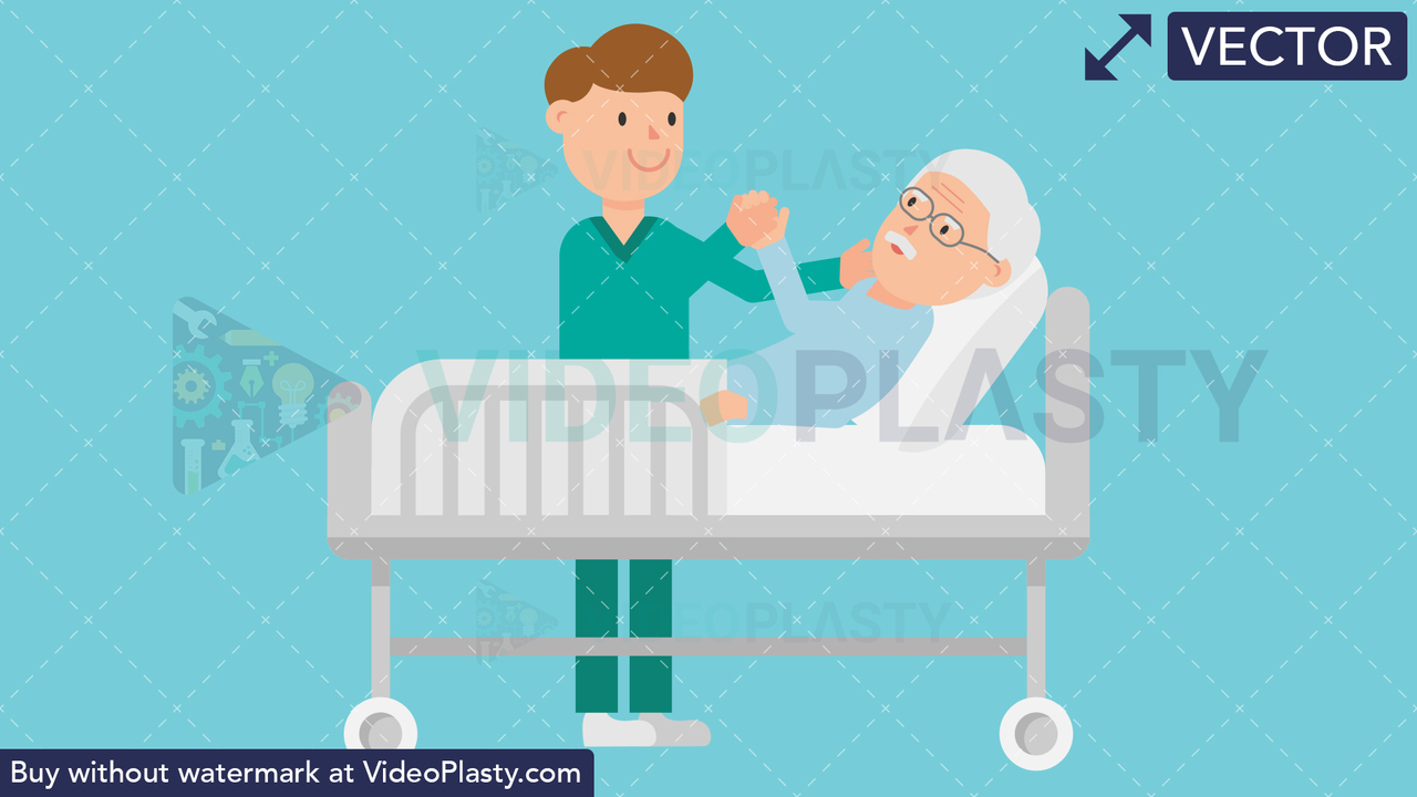 Patient Care Vector Clipart