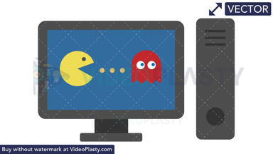 PC Games Icon Vector Clipart