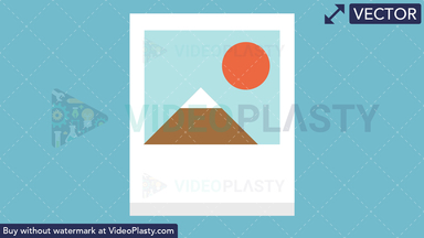 Picture Flat Icon Vector Clipart