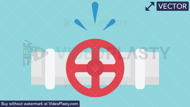 Pipe Valve Icon Vector Clipart