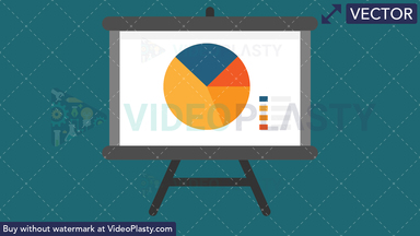 Presentation Flat Icon Vector Clipart