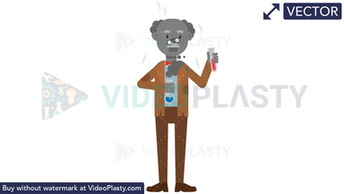 Professor Failed Experiment Vector Clipart