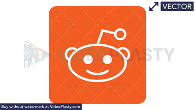 Reddit Icon Vector Clipart