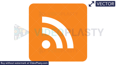 RSS Icon Vector Clipart