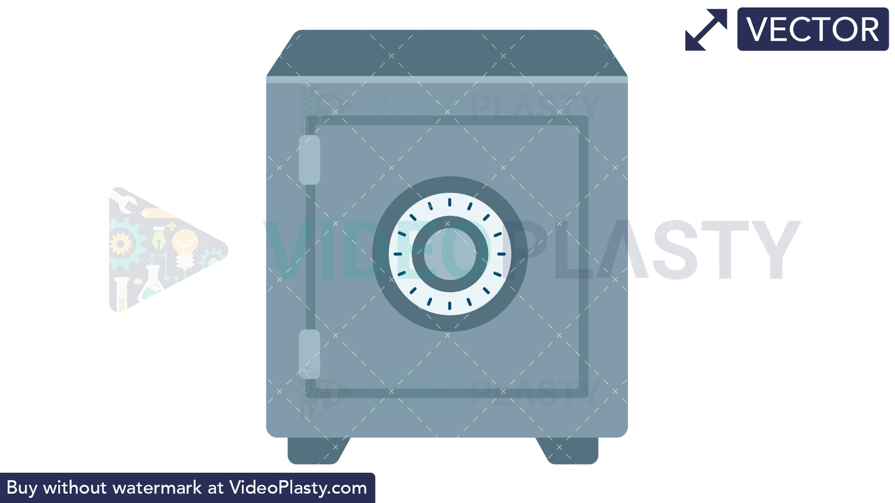 Safe Icon Vector Clipart