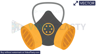 Safety Mask Icon Vector Clipart